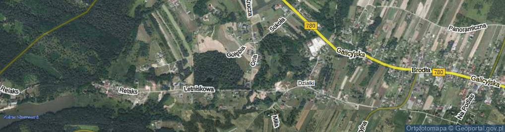 Zdjęcie satelitarne Orla ul.